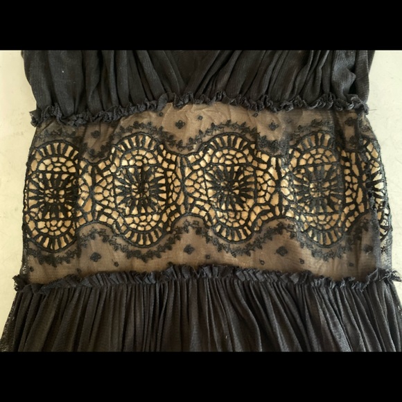 Max Studio 100% Silk Cocktail Dress in Black - Picture 7 of 13